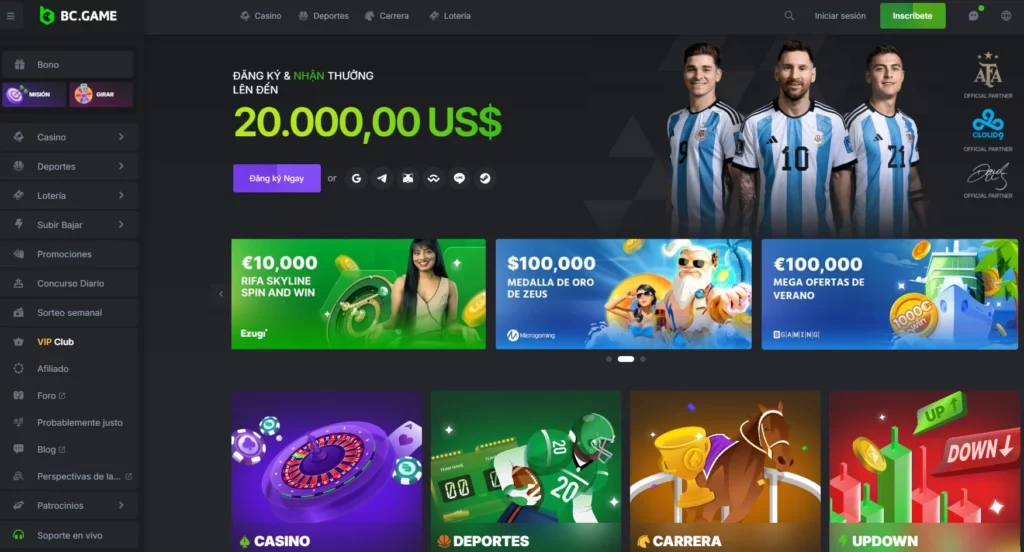 Casino criptográfico BC.Juego en Argentina