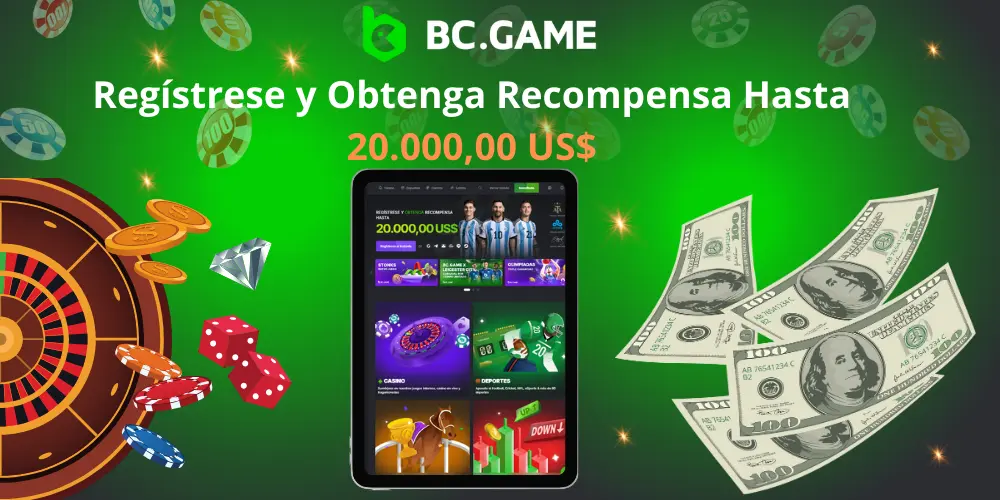 Depósito en BC.Game